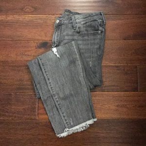 Old Navy Rockstar Distressed Frayed Edge Jeans